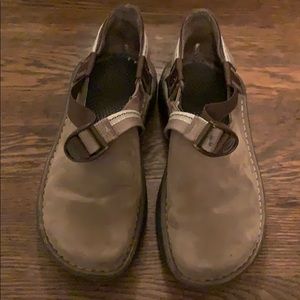 Chaco leather clogs